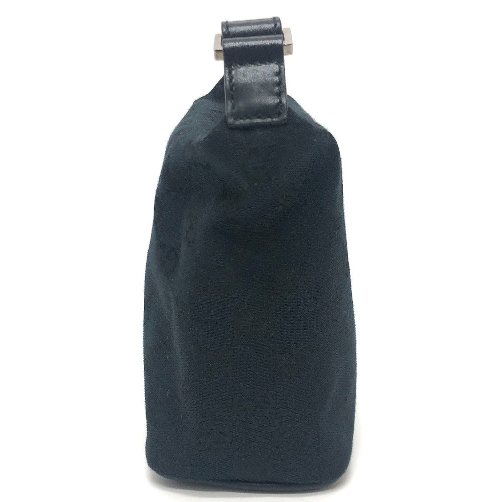 GUCCI Pouch 039-1147 canvas black GGpattern mini bag