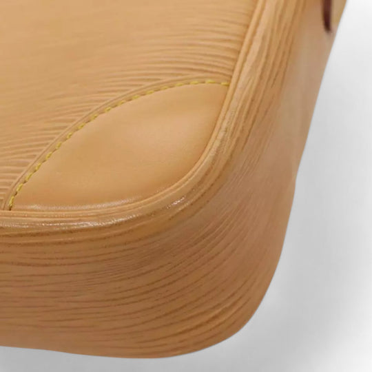 Louis Vuitton Vintage Womens Epi Danube Shoulder Crossbody Beige Handbag