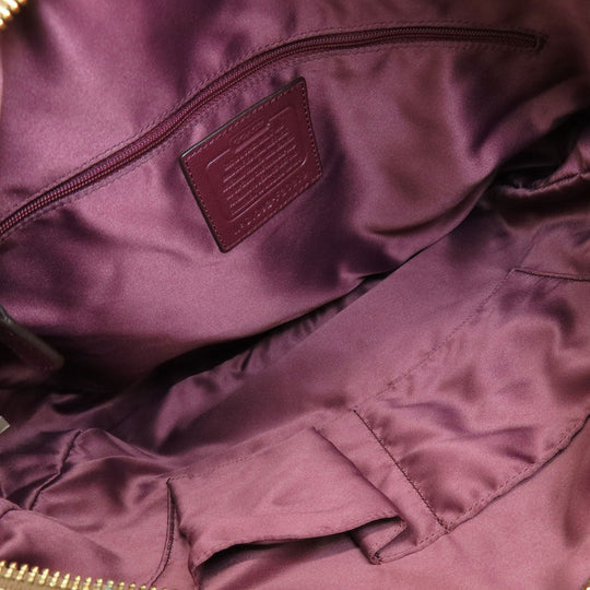 COACH Handbag F23279 canvas beige Signature 2WAY