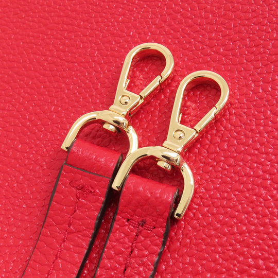 MICHAEL KORS Handbag leather Red 2WAY Women Used Authentic