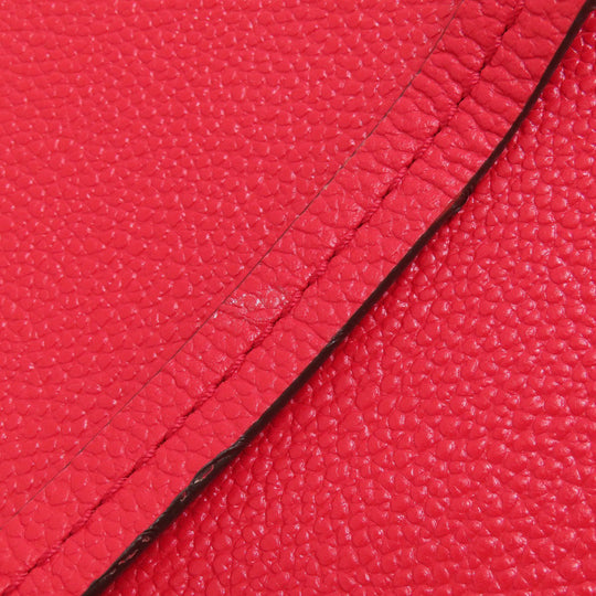 MICHAEL KORS Handbag leather Red 2WAY Women Used Authentic