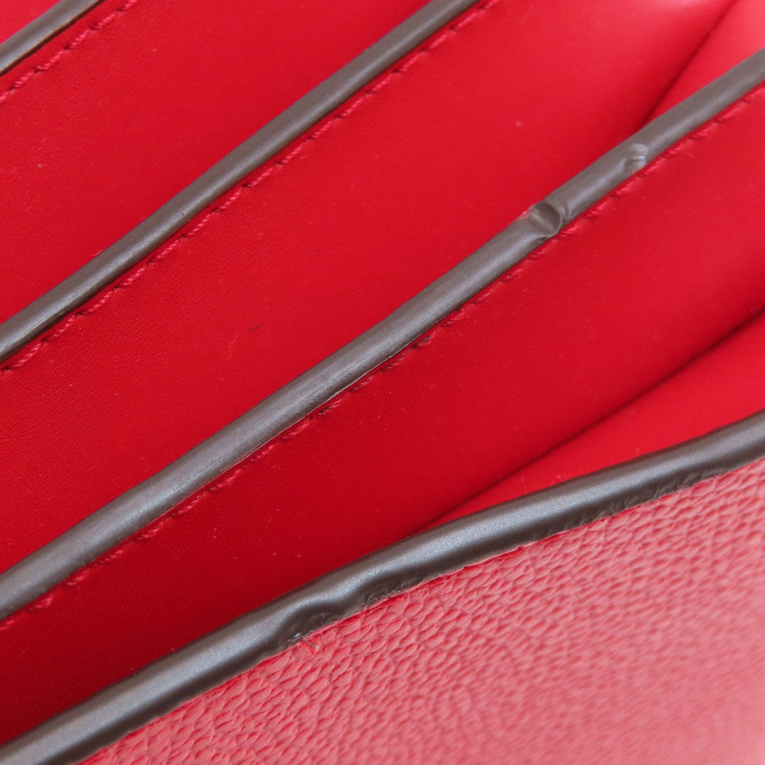 MICHAEL KORS Handbag leather Red 2WAY Women Used Authentic