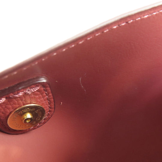 COACH Handbag 91122 leather pink 2WAY Women Used Authentic