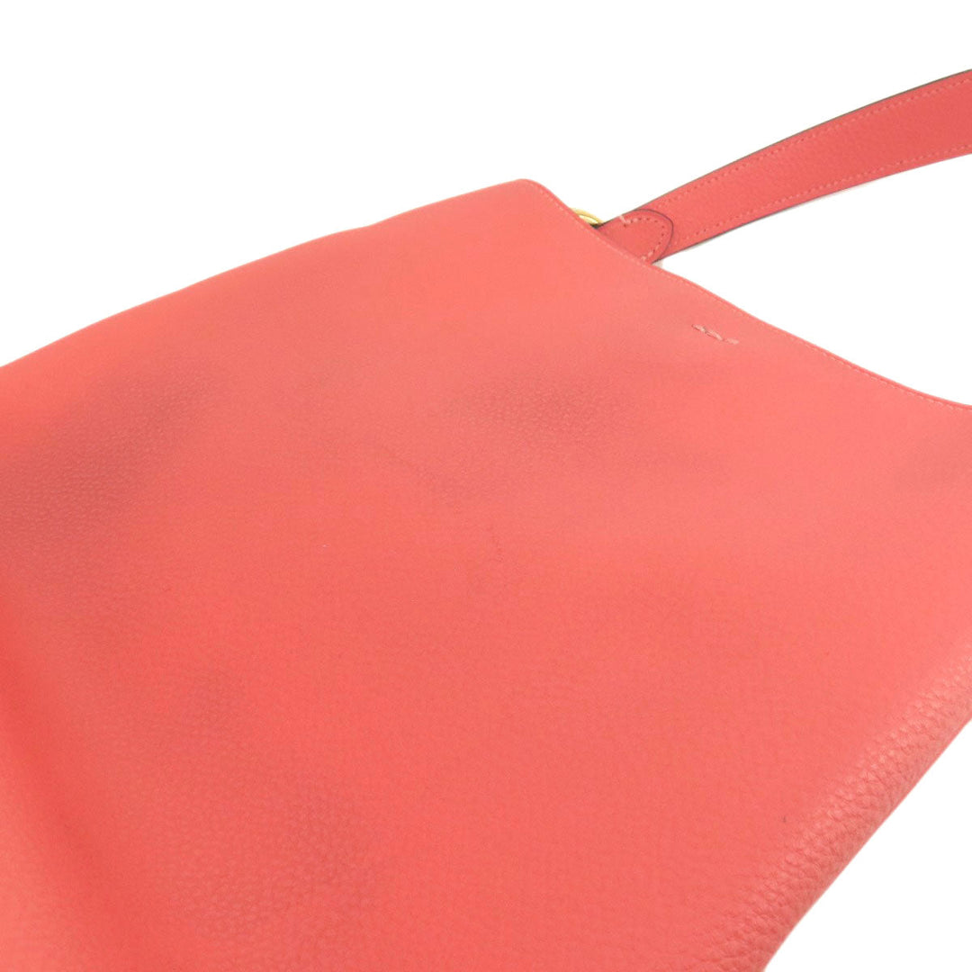 COACH Handbag 91122 leather pink 2WAY Women Used Authentic