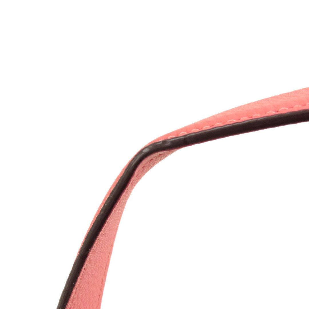 COACH Handbag 91122 leather pink 2WAY Women Used Authentic