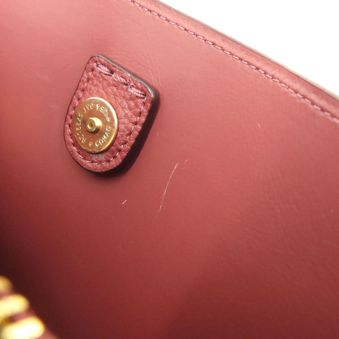 COACH Handbag 91122 leather pink 2WAY Women Used Authentic