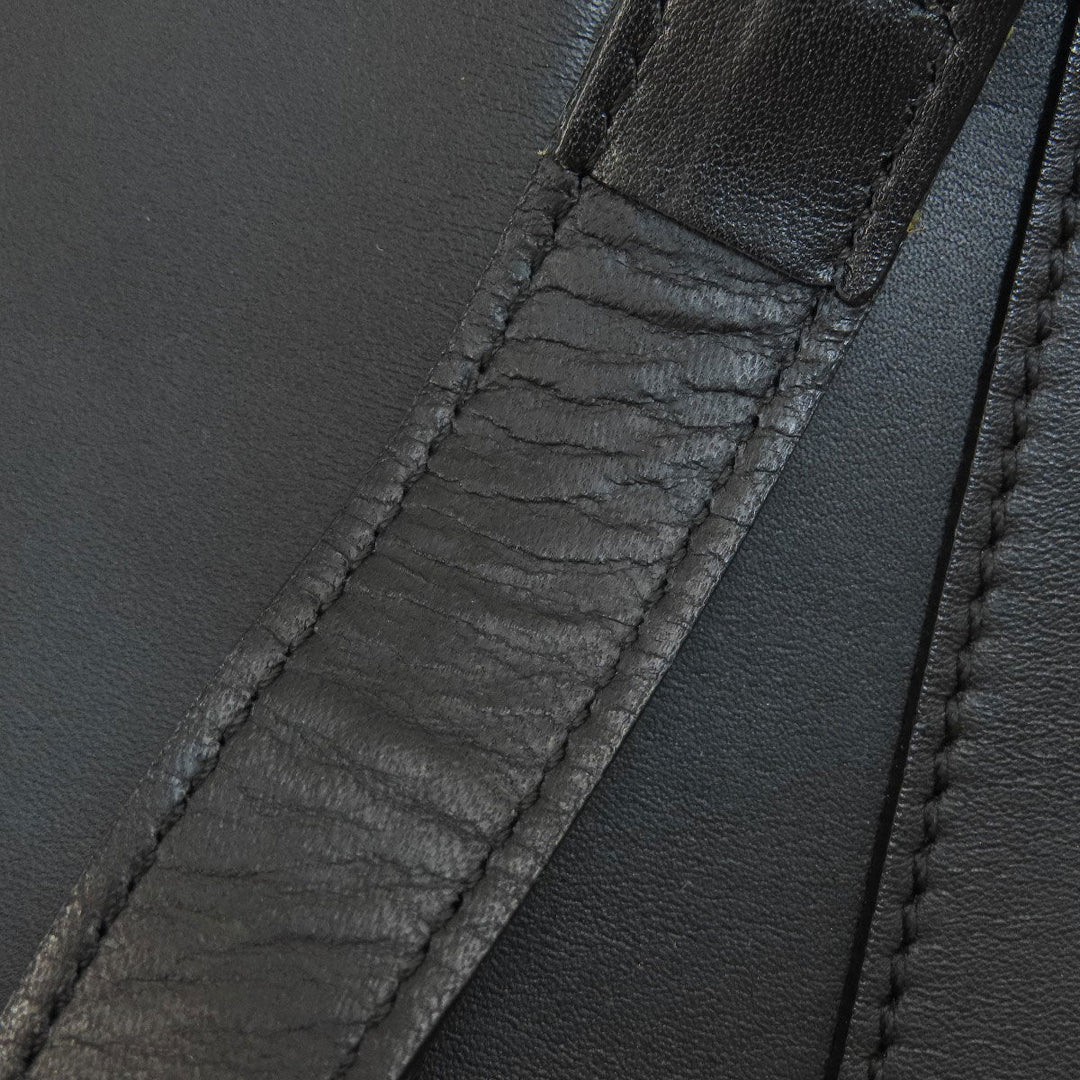 BURBERRY Handbag leather black logo