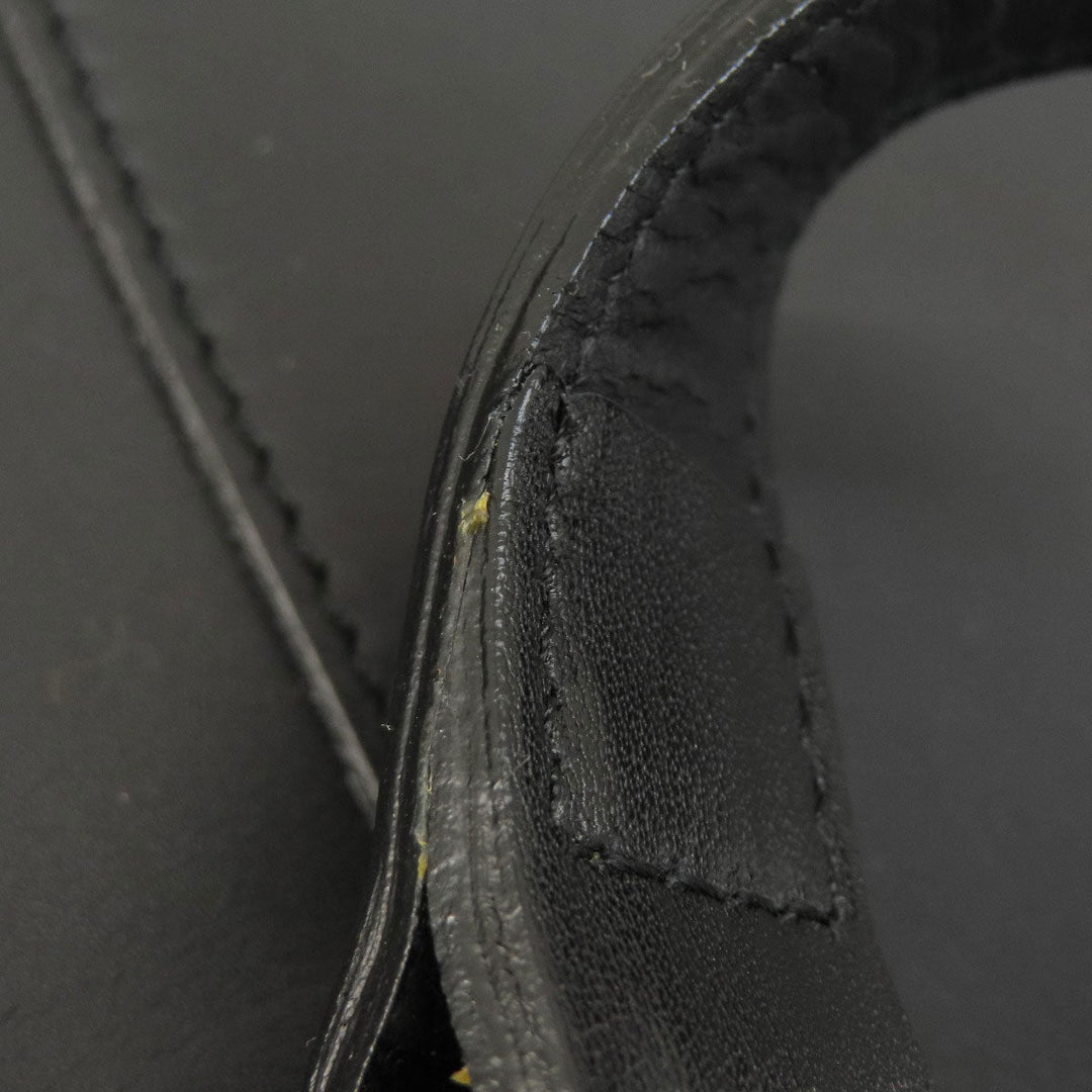 BURBERRY Handbag leather black logo