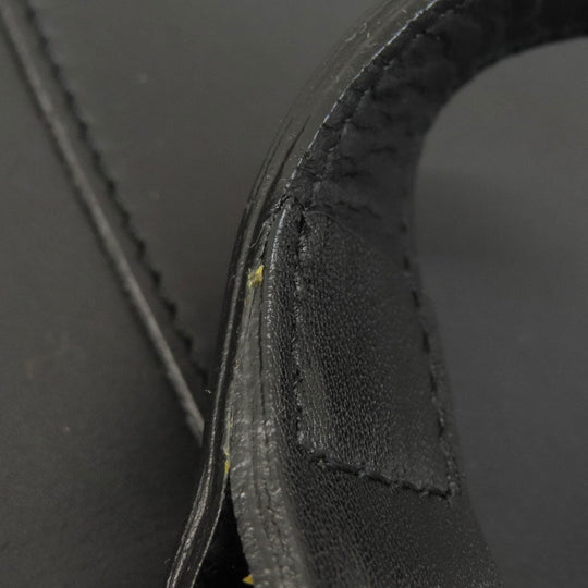 BURBERRY Handbag leather black logo