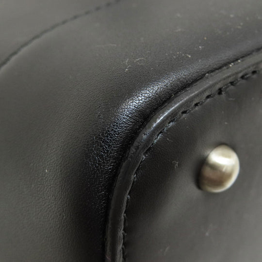 BURBERRY Handbag leather black logo