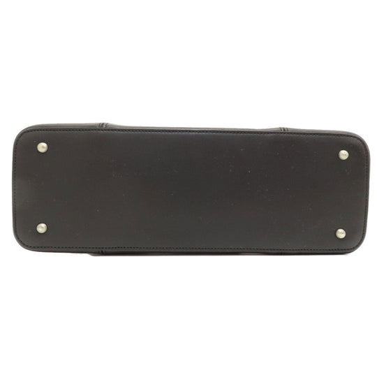 BURBERRY Handbag leather black logo