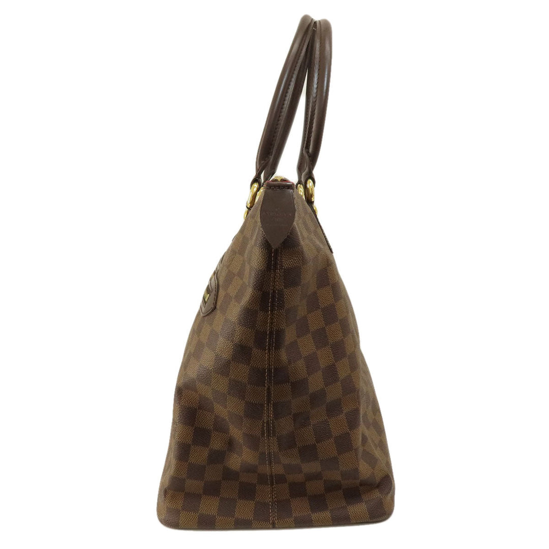 LOUIS VUITTON Tote Bag N51181 Damier canvas Brown Saleya GM Damier Ebene Women Used Authentic
