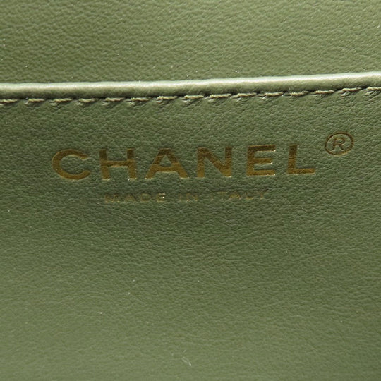 CHANEL Shoulder Bag Tweed multicolor ChainShoulder COCO Mark Gold Metal Women Used Authentic