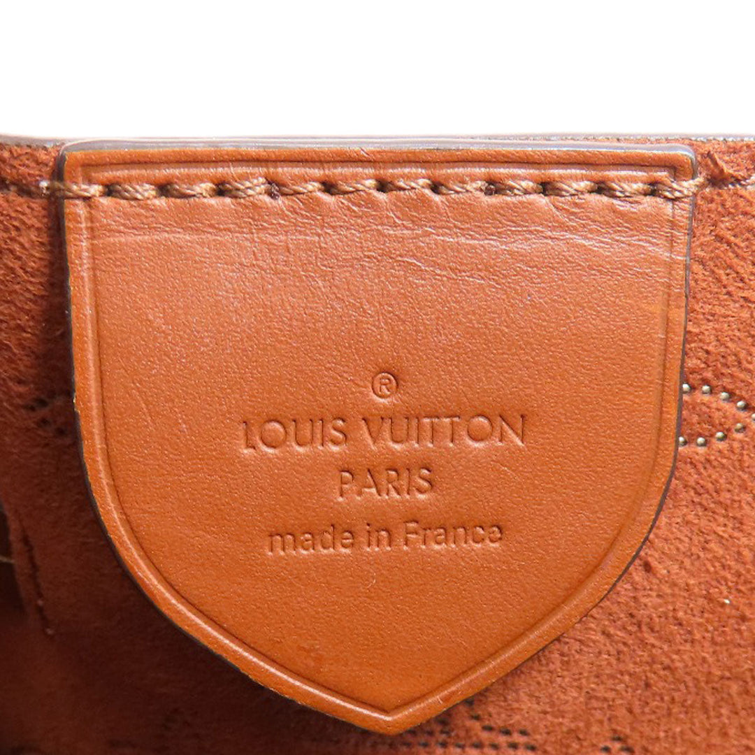 LOUIS VUITTON Tote Bag Mahina leather beige girolatta creme Women Used Authentic