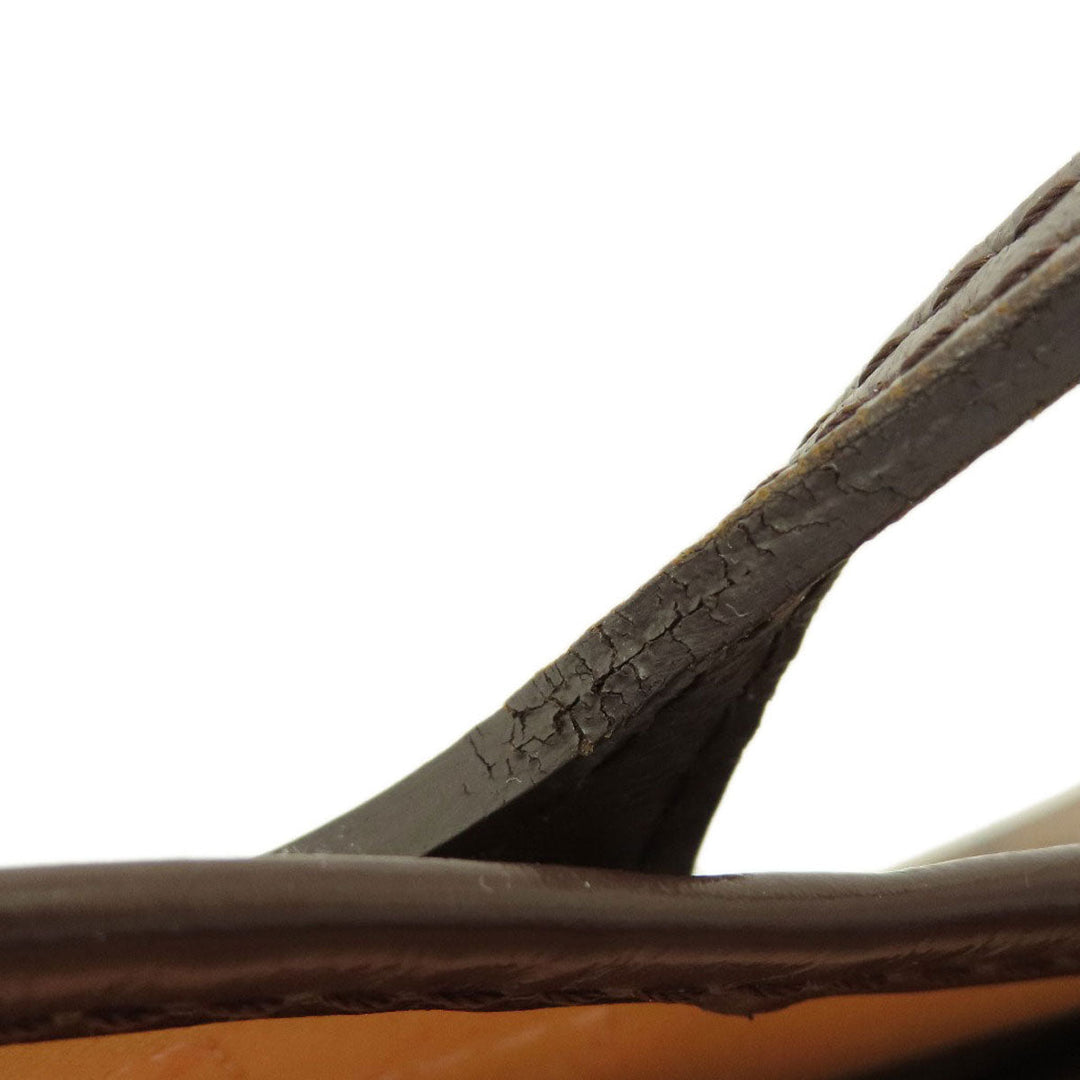 LOUIS VUITTON Tote Bag N41603 Damier canvas Brown Neverfull MM Damier Ebene Rose Ballerine Women Used Authentic