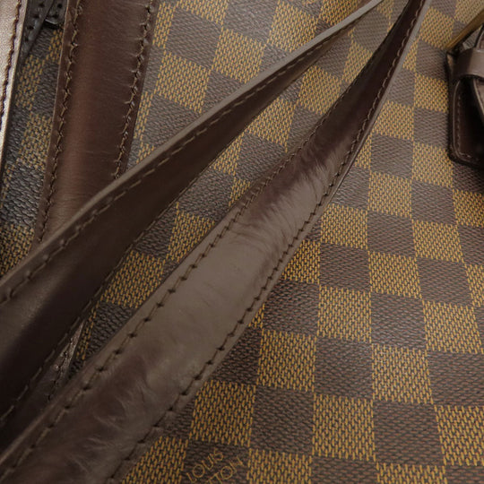 LOUIS VUITTON Tote Bag N51119 Damier canvas Brown Chelsea Damier Ebene Women Used Authentic