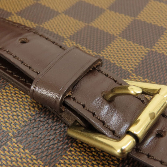 LOUIS VUITTON Tote Bag N51119 Damier canvas Brown Chelsea Damier Ebene Women Used Authentic