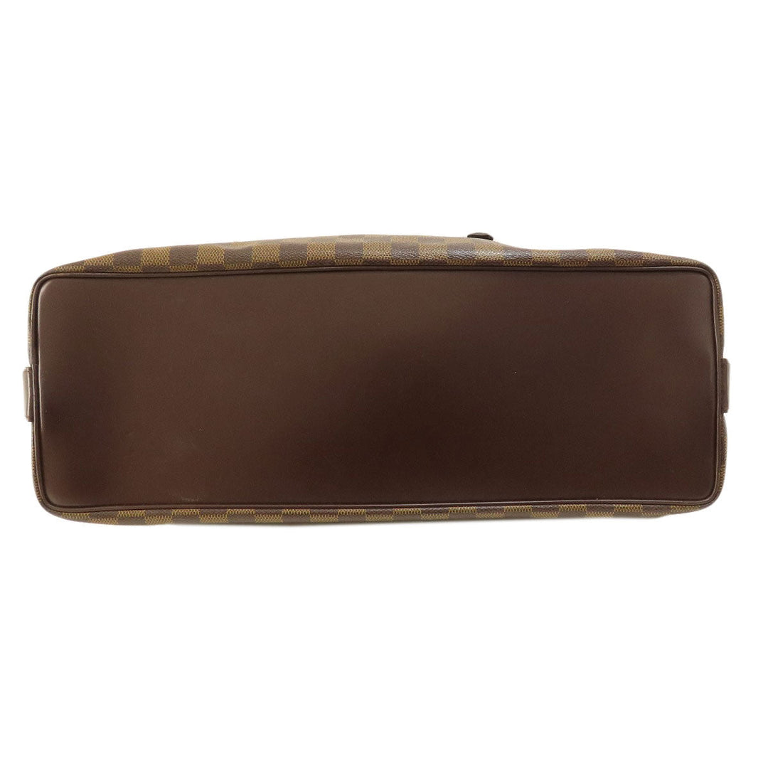 LOUIS VUITTON Tote Bag N51119 Damier canvas Brown Chelsea Damier Ebene Women Used Authentic