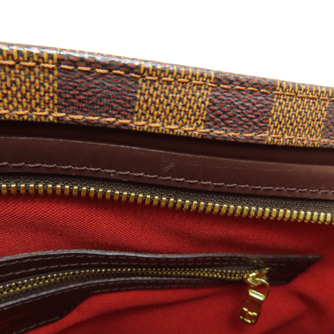 LOUIS VUITTON Tote Bag N51119 Damier canvas Brown Chelsea Damier Ebene Women Used Authentic