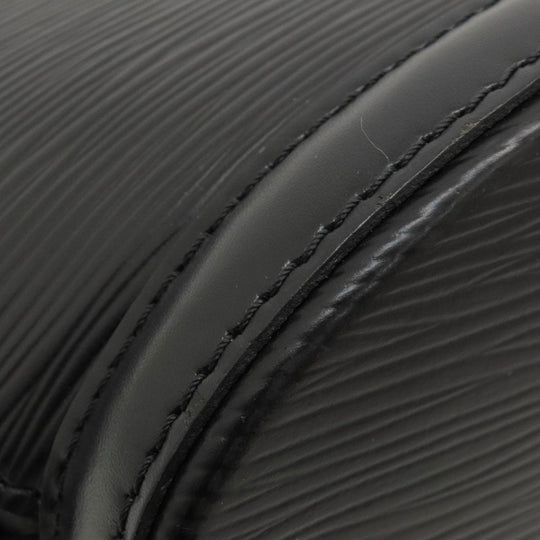 LOUIS VUITTON Tote Bag M52272 Epi black Saint Jacques PM Noir Women Used Authentic