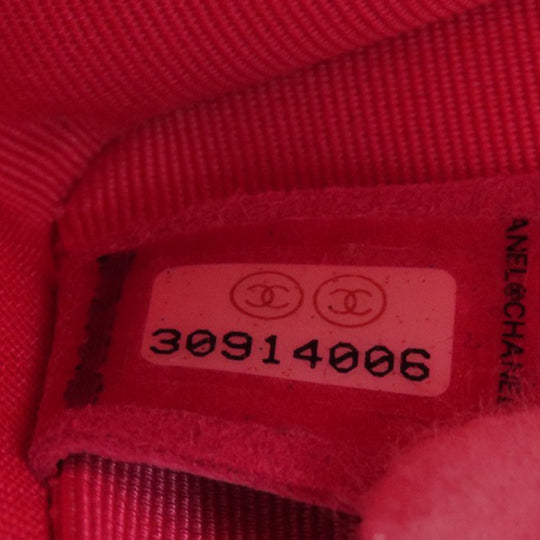 CHANEL Shoulder Bag Tweed pink ChainShoulder COCO Mark Gold Metal Women Used Authentic