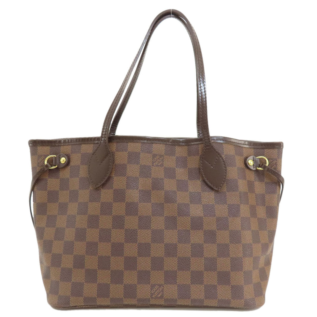 LOUIS VUITTON Tote Bag N51109 Damier canvas Brown ƒlƒ”ƒ@�[ƒtƒ‹PM ‹Œ Damier ƒGƒxƒk Women Used Authentic