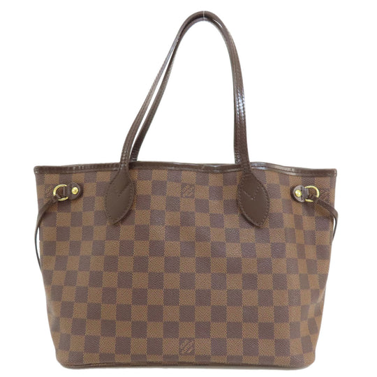 LOUIS VUITTON Tote Bag N51109 Damier canvas Brown ƒlƒ”ƒ@�[ƒtƒ‹PM ‹Œ Damier ƒGƒxƒk Women Used Authentic