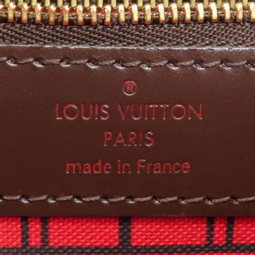 LOUIS VUITTON Tote Bag N51109 Damier canvas Brown ƒlƒ”ƒ@�[ƒtƒ‹PM ‹Œ Damier ƒGƒxƒk Women Used Authentic