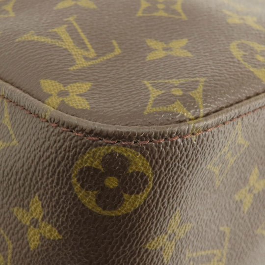 LOUIS VUITTON Tote Bag M51145 Monogram canvas Brown LoopingGM Monogram Women Used Authentic