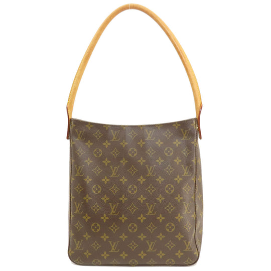 LOUIS VUITTON Tote Bag M51145 Monogram canvas Brown LoopingGM Monogram Women Used Authentic