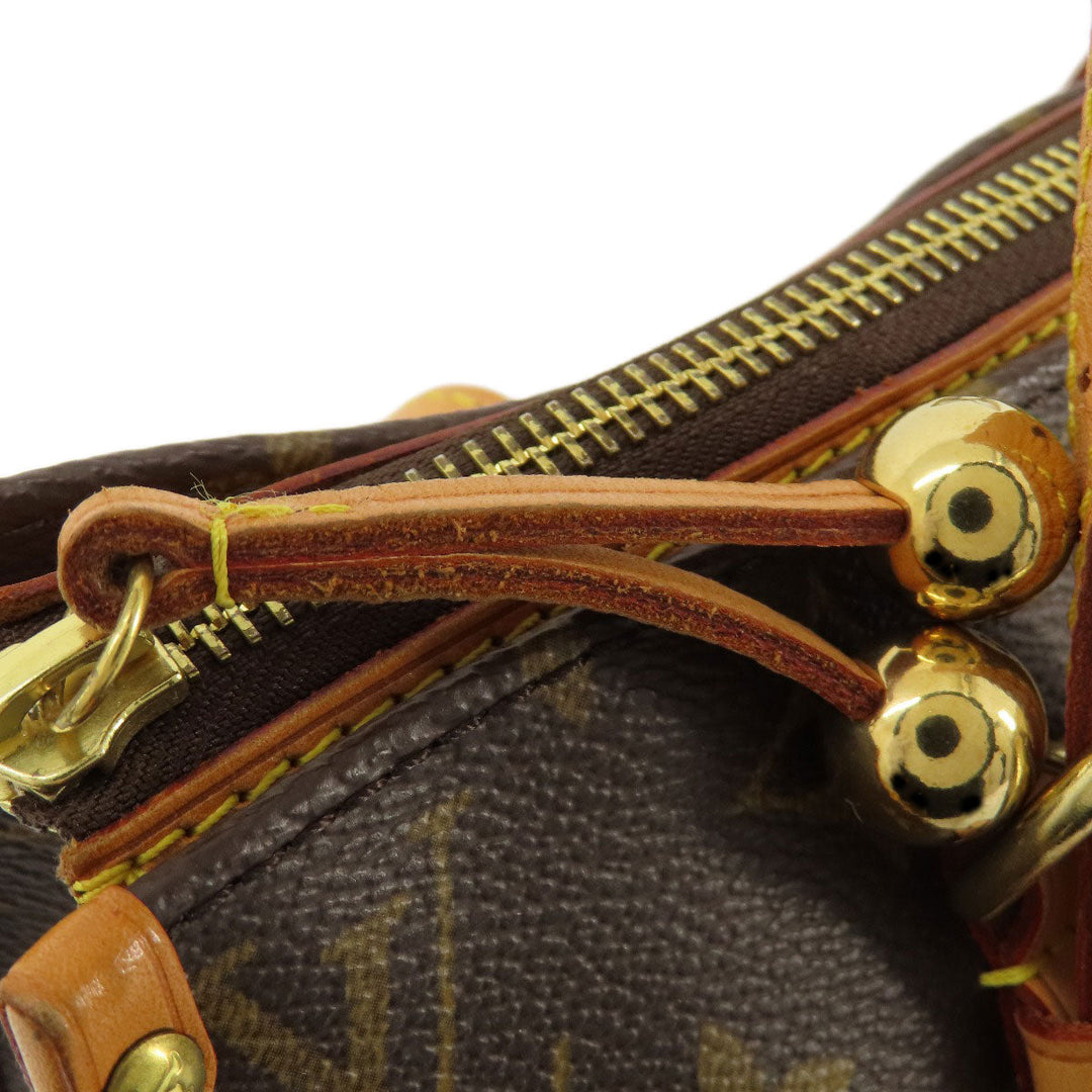 LOUIS VUITTON Tote Bag ‚l40007 Monogram canvas black Popincourt Haut Monogram Women Used Authentic