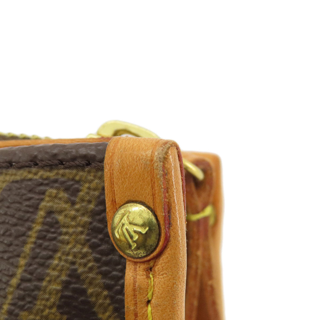 LOUIS VUITTON Tote Bag ‚l40007 Monogram canvas black Popincourt Haut Monogram Women Used Authentic