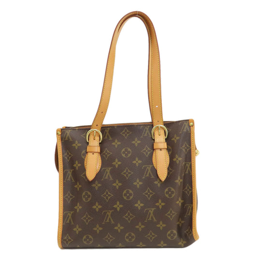 LOUIS VUITTON Tote Bag ‚l40007 Monogram canvas black Popincourt Haut Monogram Women Used Authentic