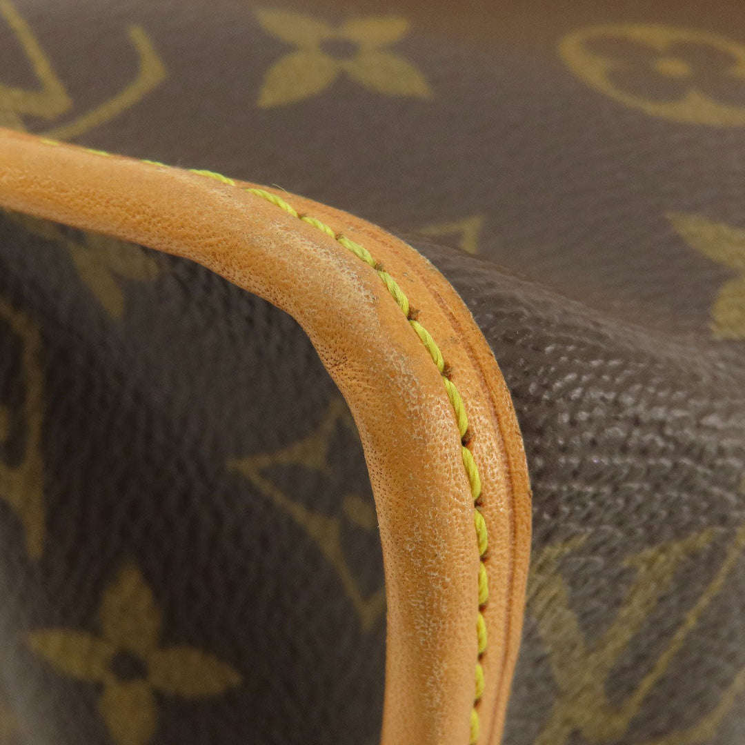 LOUIS VUITTON Tote Bag ‚l40007 Monogram canvas black Popincourt Haut Monogram Women Used Authentic