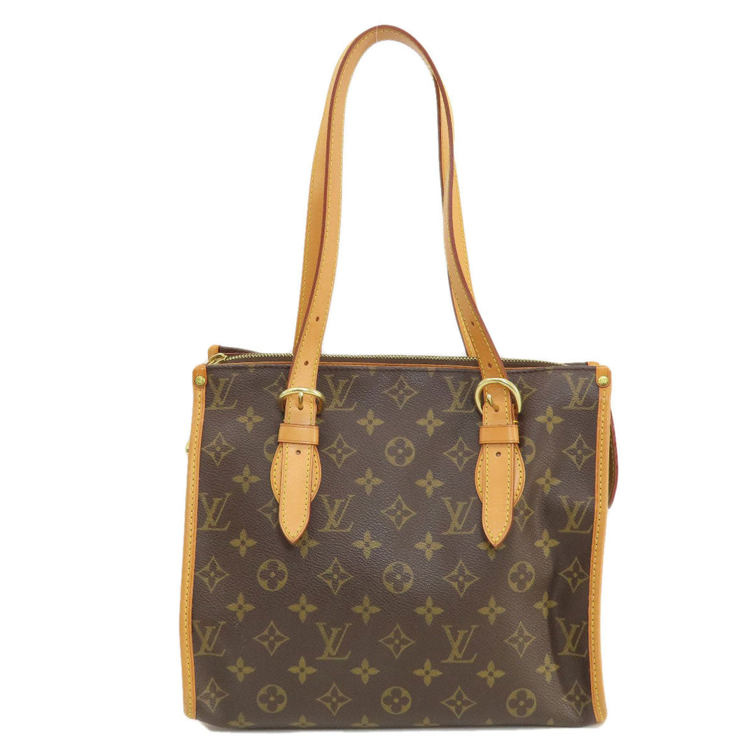LOUIS VUITTON Tote Bag ‚l40007 Monogram canvas black Popincourt Haut Monogram Women Used Authentic