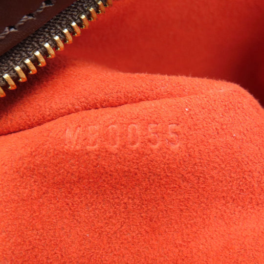 LOUIS VUITTON Tote Bag N51128 Damier canvas Brown Uzes Damier Ebene Women Used Authentic