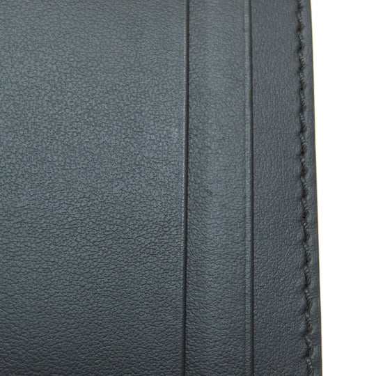 BURBERRY Card Case leather black logo mens(Unisex) Used Authentic