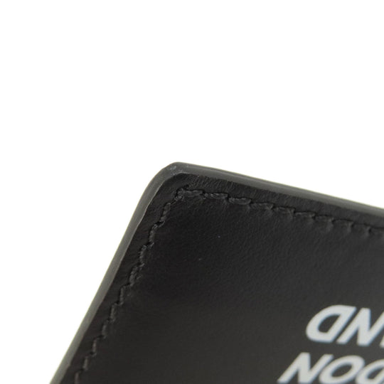 BURBERRY Card Case leather black logo mens(Unisex) Used Authentic