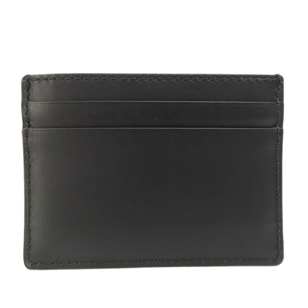 BURBERRY Card Case leather black logo mens(Unisex) Used Authentic