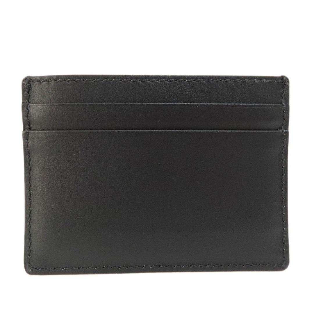 BURBERRY Card Case leather black logo mens(Unisex) Used Authentic