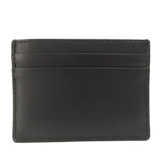 BURBERRY Card Case leather black logo mens(Unisex) Used Authentic