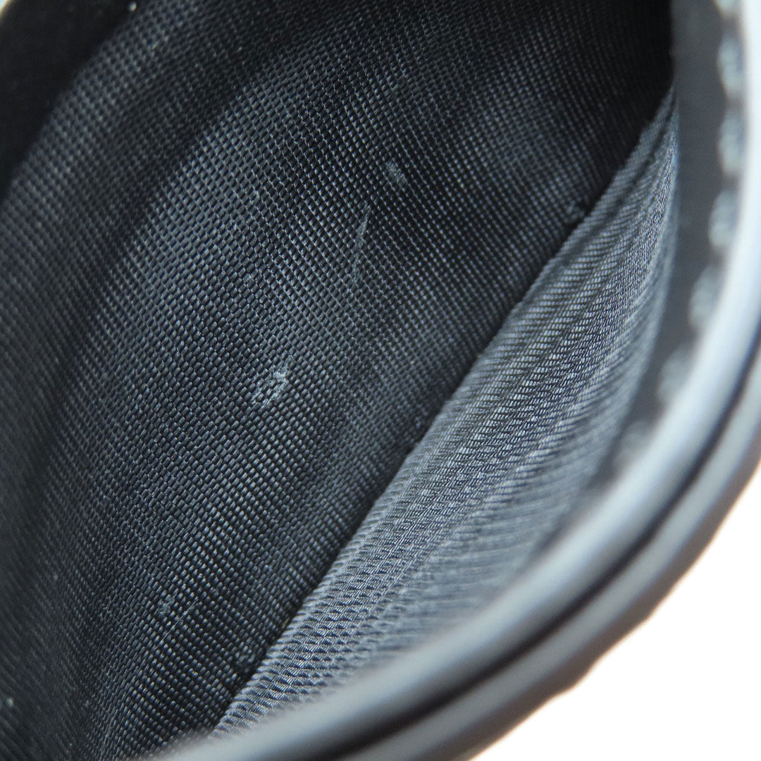 BURBERRY Card Case leather black logo mens(Unisex) Used Authentic