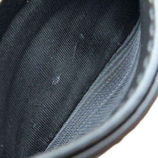 BURBERRY Card Case leather black logo mens(Unisex) Used Authentic