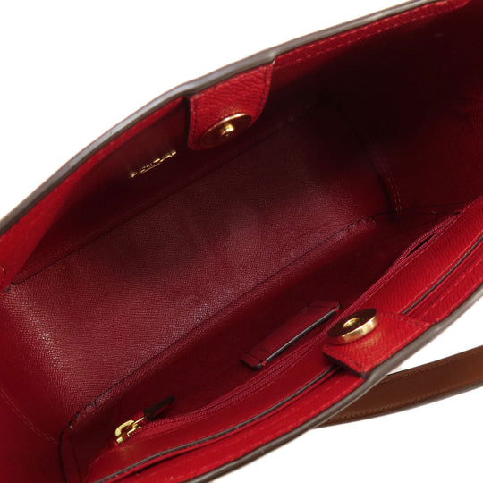 COACH Tote Bag C4060 PVC, Leather Brown Hose and carriage Women Used Authentic