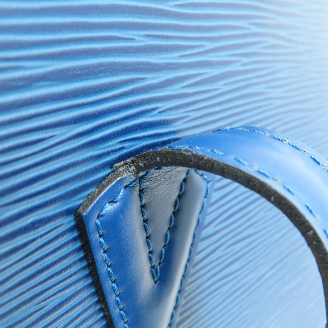 LOUIS VUITTON Tote Bag M52285 Epi blue Backpack Toledo Blue Women Used Authentic