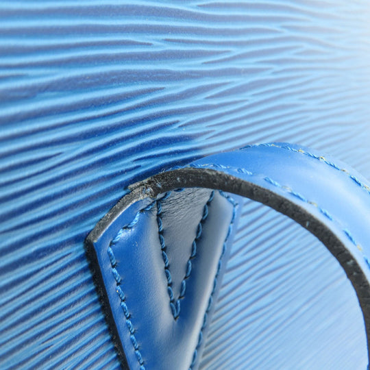 LOUIS VUITTON Tote Bag M52285 Epi blue Backpack Toledo Blue Women Used Authentic