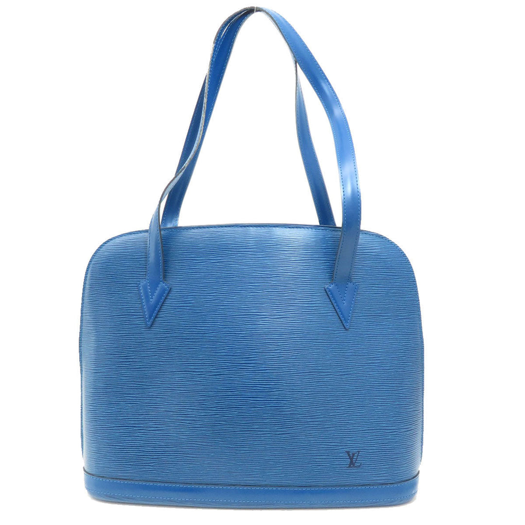 LOUIS VUITTON Tote Bag M52285 Epi blue Backpack Toledo Blue Women Used Authentic