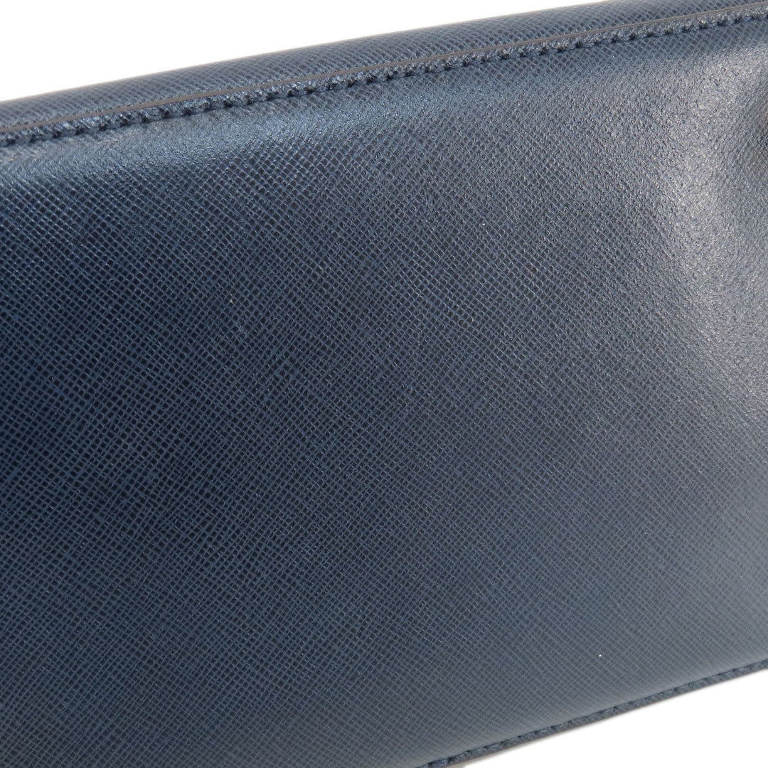 MICHAEL KORS Handbag PVC Navy 2WAY Women Used Authentic