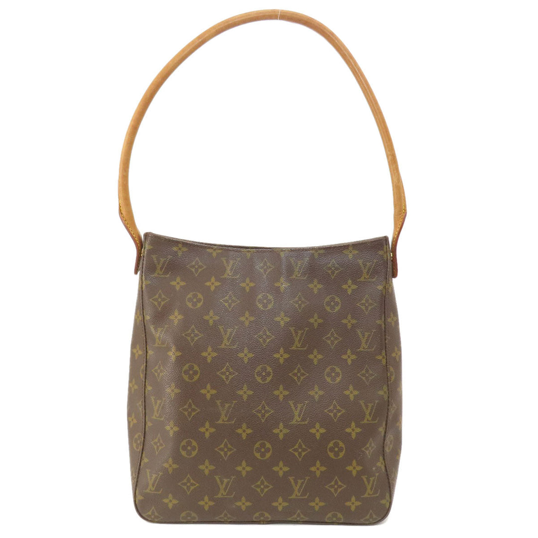 LOUIS VUITTON Tote Bag M51145 Monogram canvas Brown LoopingGM Monogram Women Used Authentic