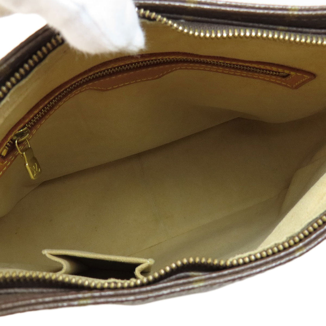 LOUIS VUITTON Tote Bag M51145 Monogram canvas Brown LoopingGM Monogram Women Used Authentic
